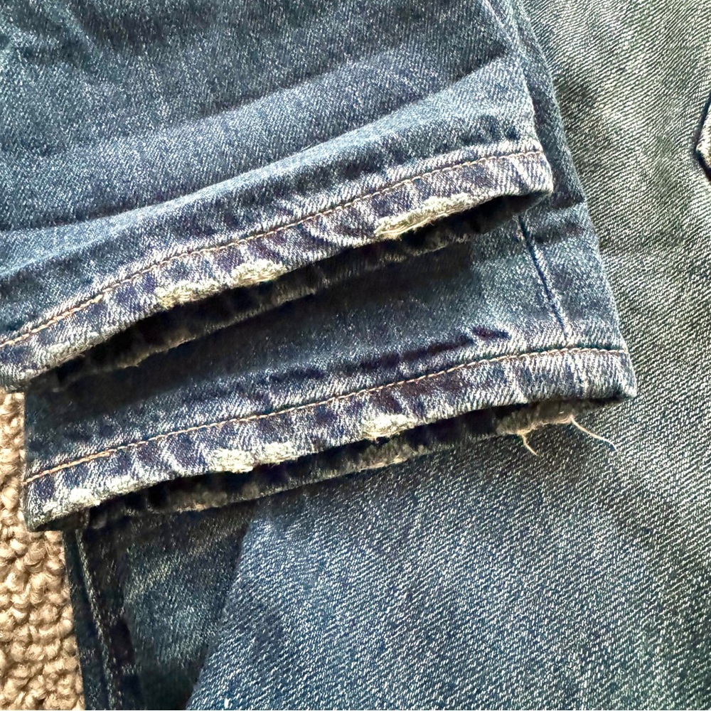 [LEVI’S] 501 White Cone Selvedge Blue Straight Jeans with Vintage Wash - Picture 10 of 11